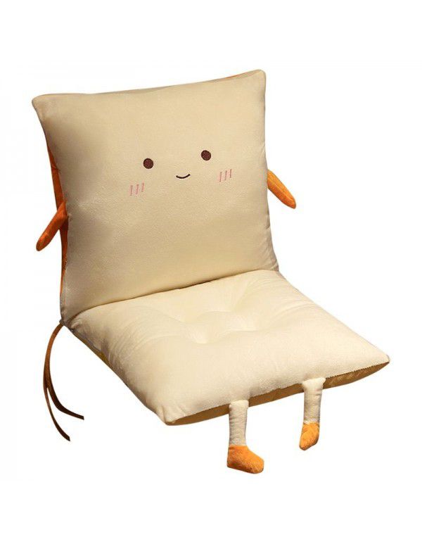 Toast bread one-piece cushion detachable cushion warm hand pillow nap prone pillow office integrated cushion