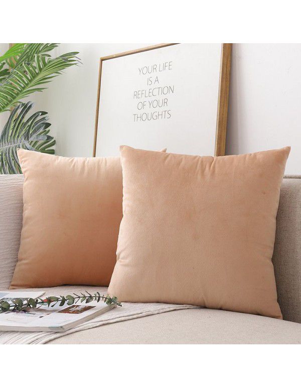 Cross border ins Nordic Throw Pillow Square Cushion Sofa Throw Pillow Rectangle Backrest Cushion Velvet Throw Pillow Case