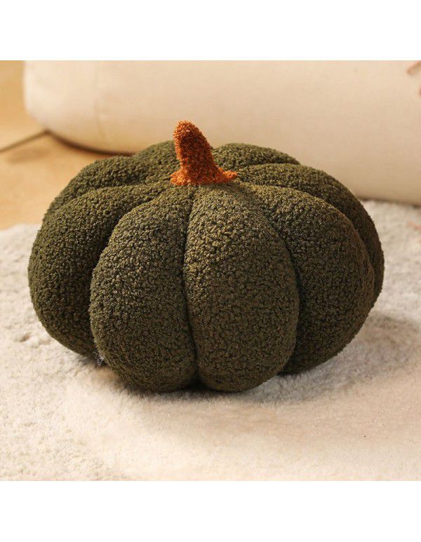 Nordic ins small pumpkin pillow girls sofa sitting room cushion bedside pillow float window decoration