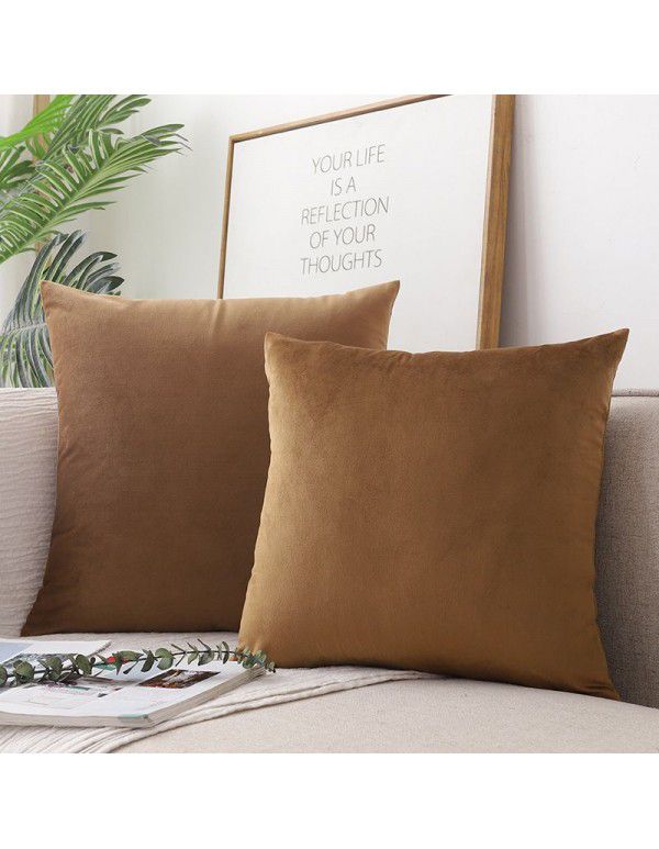 Cross border ins Nordic Throw Pillow Square Cushion Sofa Throw Pillow Rectangle Backrest Cushion Velvet Throw Pillow Case