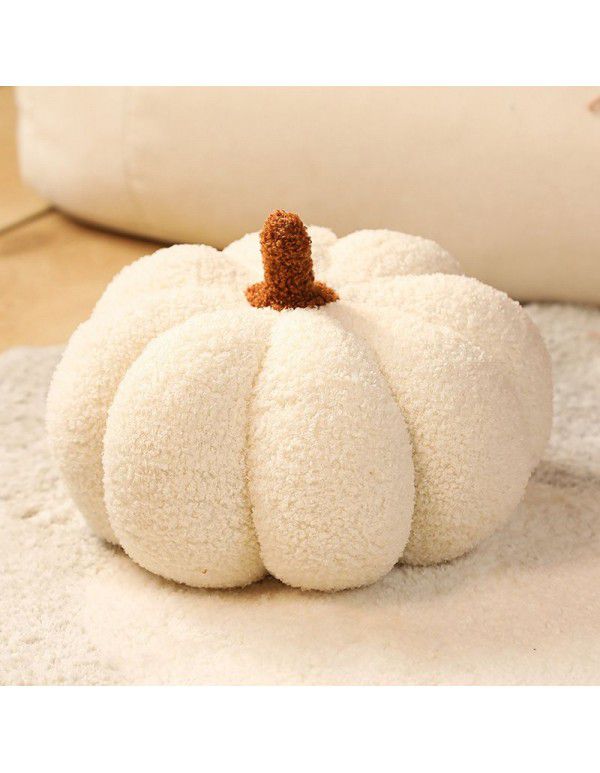 Nordic ins small pumpkin pillow girls sofa sitting room cushion bedside pillow float window decoration