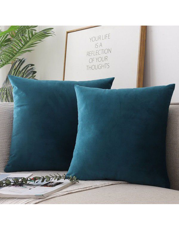 Cross border ins Nordic Throw Pillow Square Cushion Sofa Throw Pillow Rectangle Backrest Cushion Velvet Throw Pillow Case