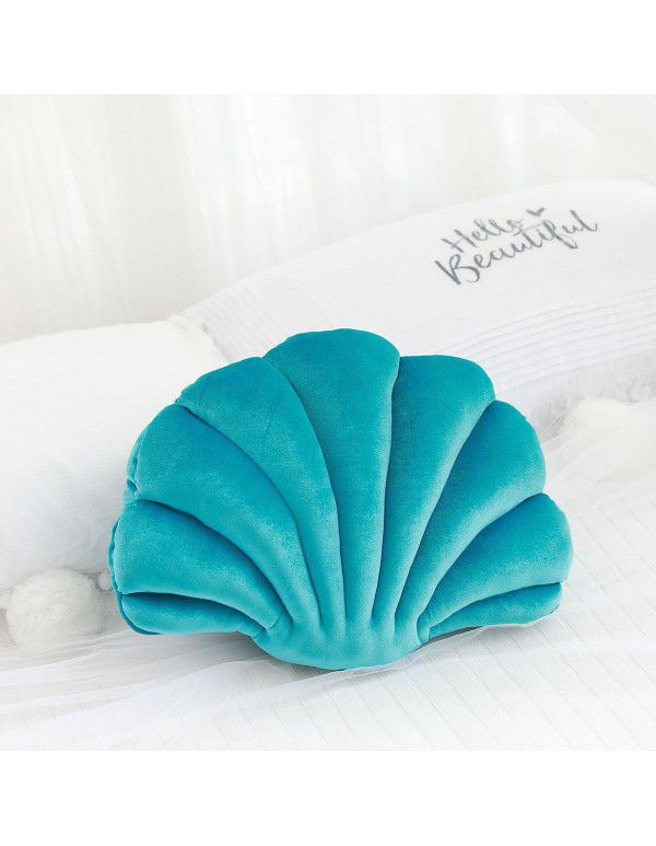 Japanese franc shell style plush throw pillow ins Nordic decorative sofa pillow cushion bed cushion