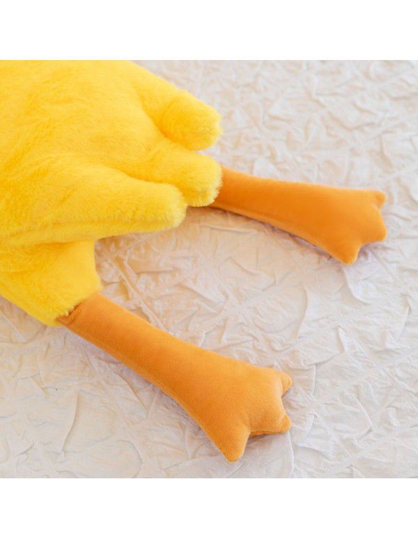 Big White Goose Sleeping Pillow Plush Toy Duck Big Goose Doll Pillow Bed Bodhi Duck Doll New Year Gift