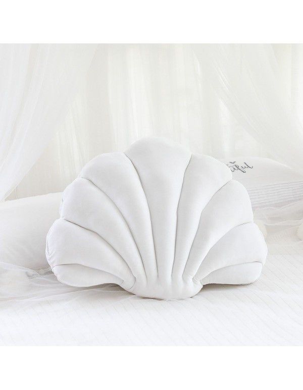 Japanese franc shell style plush throw pillow ins Nordic decorative sofa pillow cushion bed cushion