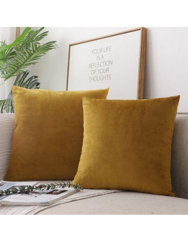 Cross border ins Nordic Throw Pillow Square Cushion Sofa Throw Pillow Rectangle Backrest Cushion Velvet Throw Pillow Case