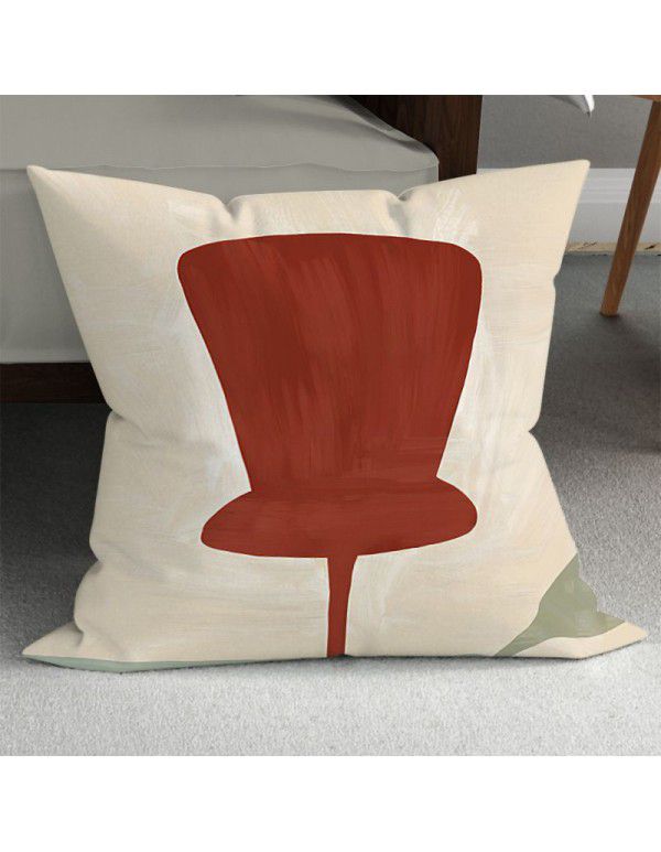 Sunflower retracts and inserts vase ins style optimized decorative pillow Nordic small fresh sofa bed backrest pillow