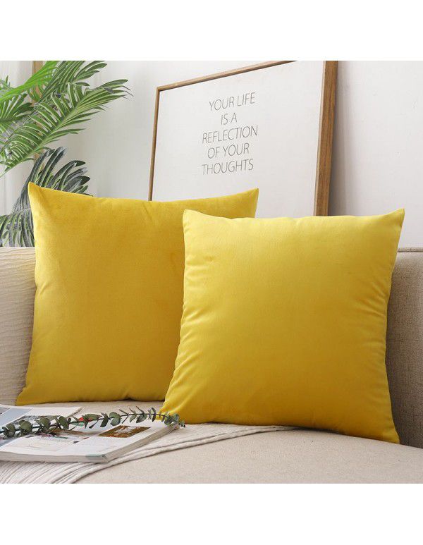 Cross border ins Nordic Throw Pillow Square Cushion Sofa Throw Pillow Rectangle Backrest Cushion Velvet Throw Pillow Case