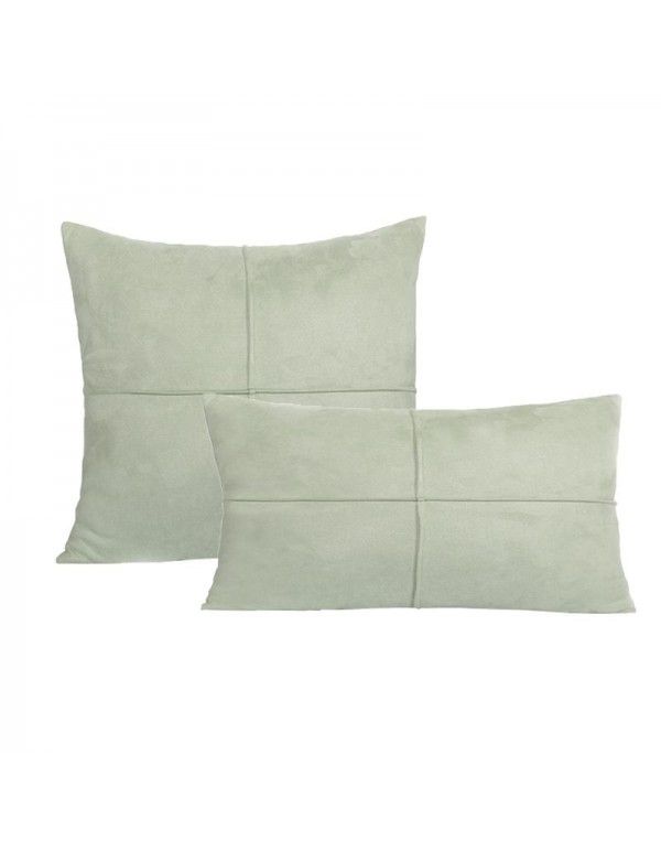 Spot sofa office company throw pillow car pillow Amazon throw pillow suede cross edge cushion wholesale