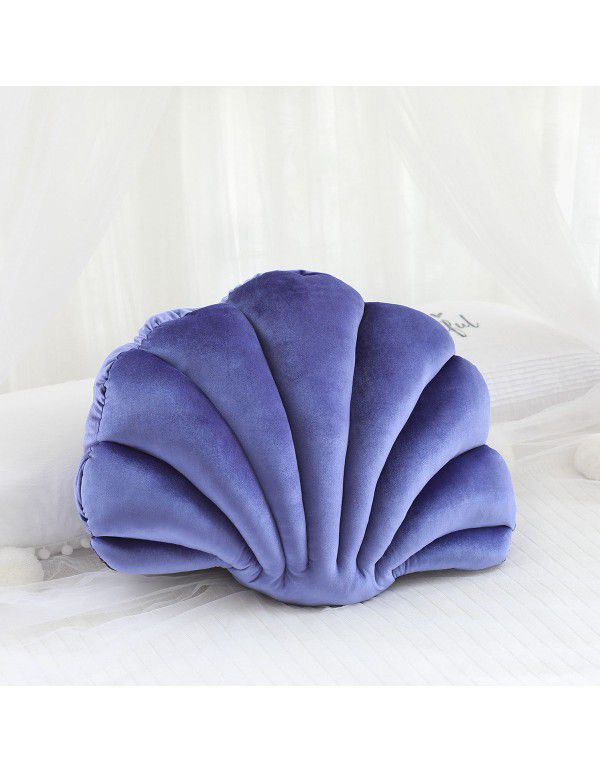 Japanese franc shell style plush throw pillow ins Nordic decorative sofa pillow cushion bed cushion