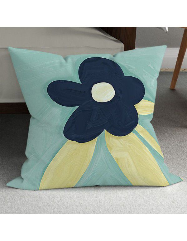 Sunflower retracts and inserts vase ins style optimized decorative pillow Nordic small fresh sofa bed backrest pillow