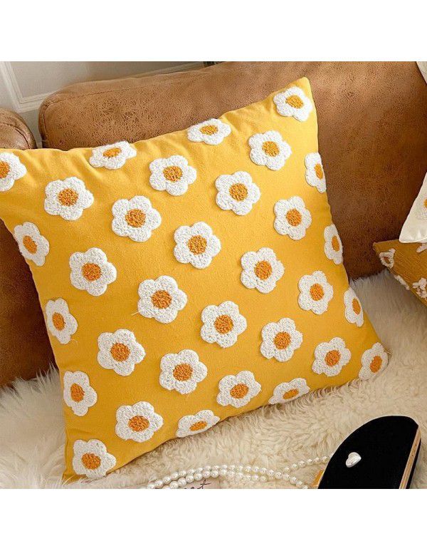 Nordic luxury ins retro chessboard style pillow, thousand bird style pillow case, sofa, living room, model room, bedside pillow