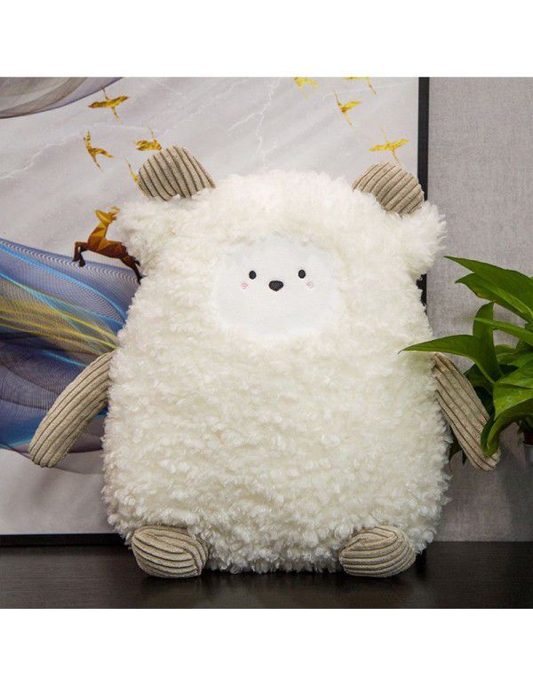 New Nordic style toy lamb plush pillow bear elk plush toy baby sleeping dolls wholesale