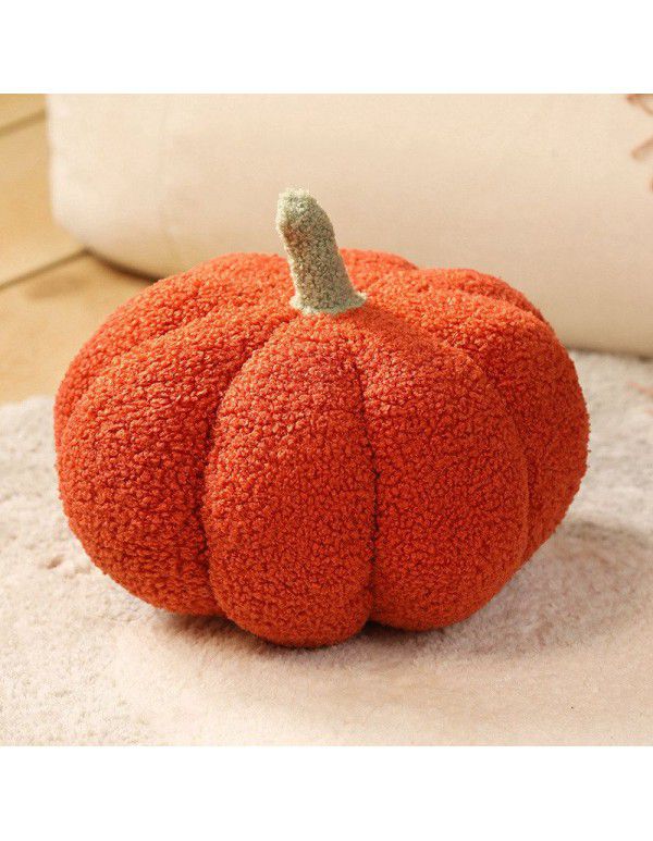 Nordic ins small pumpkin pillow girls sofa sitting room cushion bedside pillow float window decoration