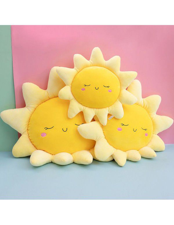 Ins Nordic Cloud Pillow Creative Sun Plush Cushion Home Sofa Pillow Car Pillow Children's Room Decoration