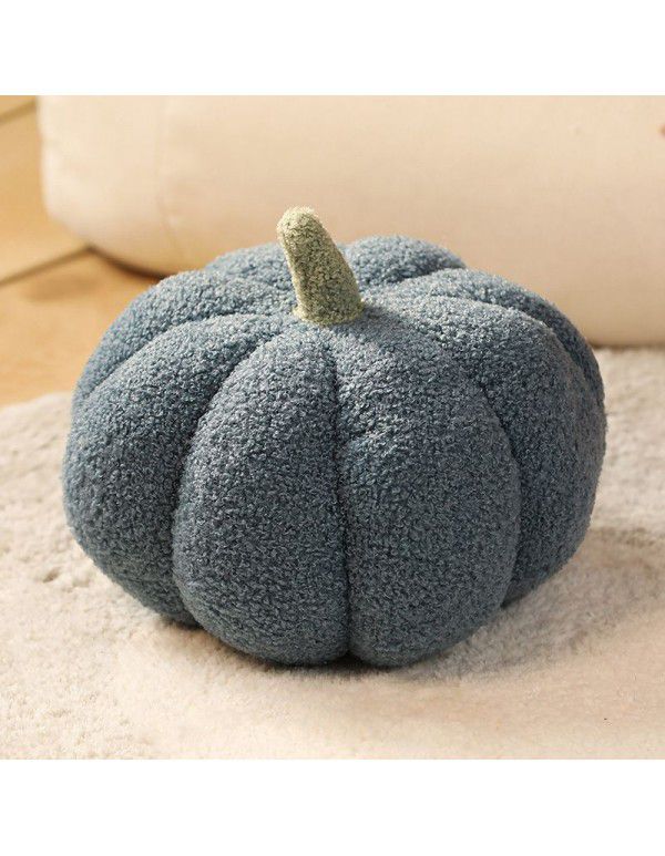 Nordic ins small pumpkin pillow girls sofa sitting room cushion bedside pillow float window decoration