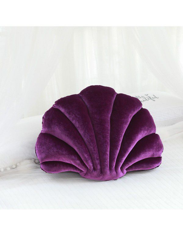 Japanese franc shell style plush throw pillow ins Nordic decorative sofa pillow cushion bed cushion