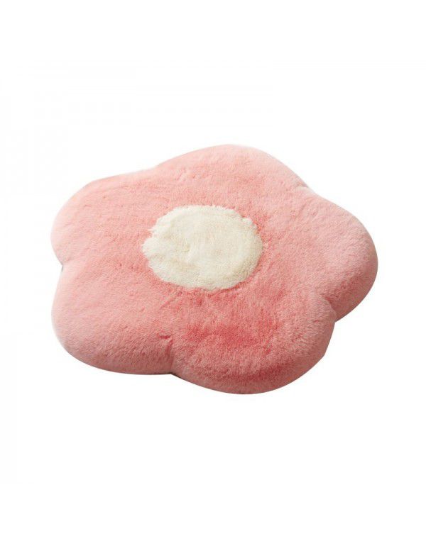 New style slow rebound egg flower egg flower creative cushion imitation rabbit hair plush memory cotton cushion wholesale generation