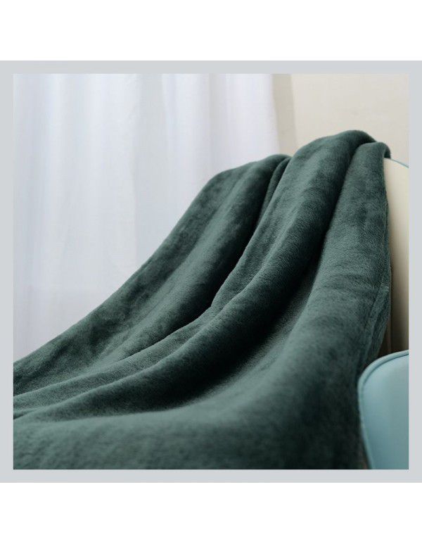 Flannel blanket solid color single layer blanket multi color blanket sofa bedroom office sleeping blanket blanket blanket blanket