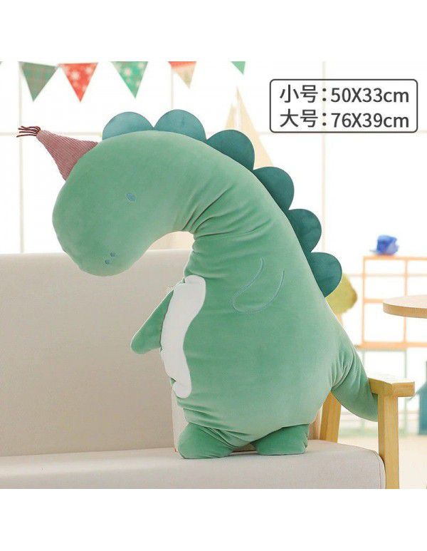 Manufacturer Forest Animal Cartoon Throwing Pillow ins Nordic Unicorn Large Dinosaur Plush Toy Soft Cushion