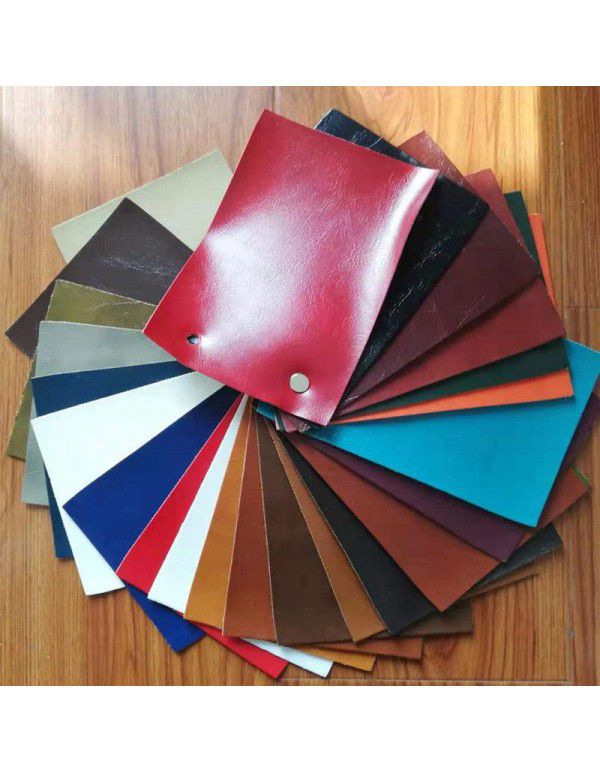 PU oil wax leather cushion cover solid color luxury imitation leather sofa cushion pillow Office pillow Headrest