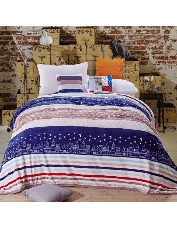 Factory Factory Winter Thickened Warm Blanket Gift Wholesale Coral Blanket Sheet Flannel Blanket