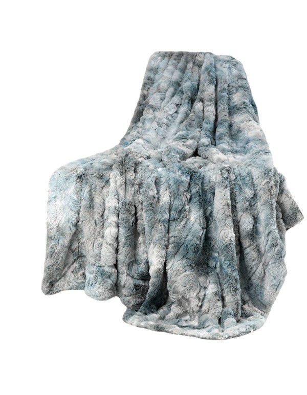 Double sided thickened tie dyed pv velvet blanket plush brush tapestry children's blanket sofa cover blanket cashmere blanket