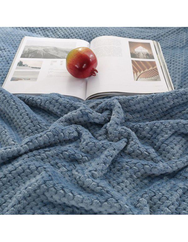 Blanket blanket mesh coral blanket lunch break blanket sofa blanket winter flannel pineapple blanket cross-border blanket