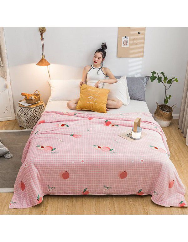 Blanket Summer Thin Farley Double Blanket Office Single Nap Blanket Bedroom Warm Sheet Gift Blanket