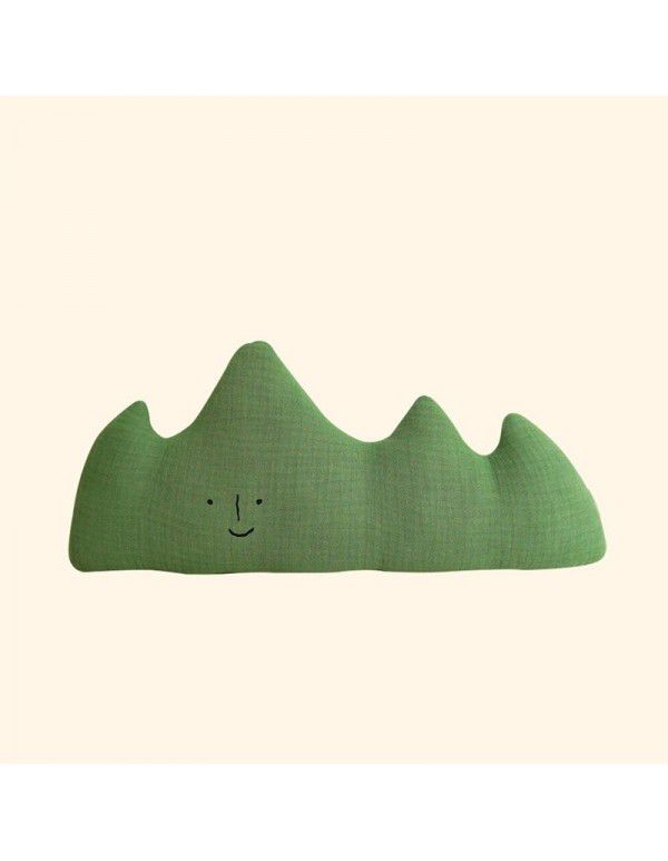 Ins New Nordic Creative Cute Baby Embroidery Comfort Pillow Baby Backrest Newborn Doll Pillow