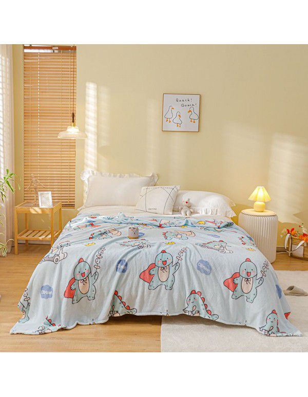 Blanket Summer Thin Farley Double Blanket Office Single Nap Blanket Bedroom Warm Sheet Gift Blanket