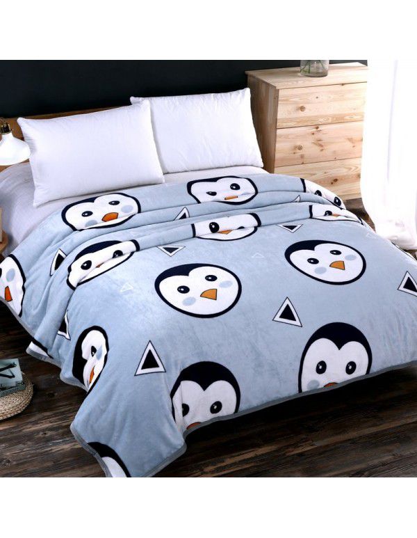 Factory Factory Winter Thickened Warm Blanket Gift Wholesale Coral Blanket Sheet Flannel Blanket