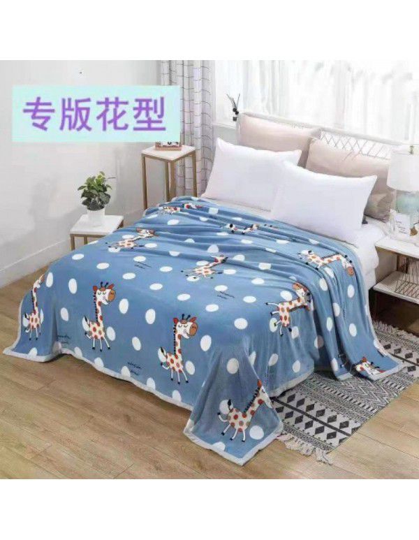 Children's nap blanket Farai velvet blanket thickened ferret velvet blanket group purchase gift wholesale