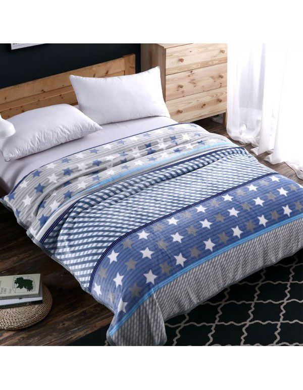 Factory Factory Winter Thickened Warm Blanket Gift Wholesale Coral Blanket Sheet Flannel Blanket