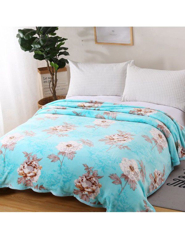 Factory Factory Winter Thickened Warm Blanket Gift Wholesale Coral Blanket Sheet Flannel Blanket