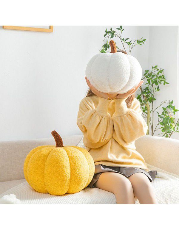 Creative simulation pumpkin pillow plush toys cross-border pumpkin dolls children's holiday gifts sofa accessories wholesale