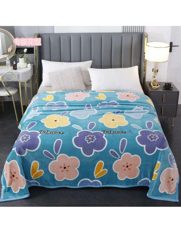 Children's nap blanket Farai velvet blanket thickened ferret velvet blanket group purchase gift wholesale