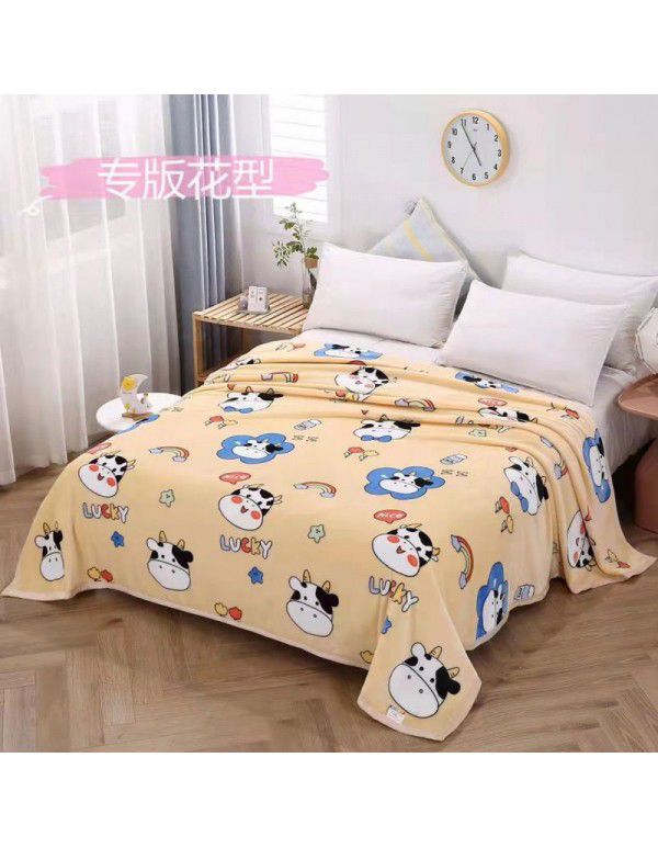 Children's nap blanket Farai velvet blanket thickened ferret velvet blanket group purchase gift wholesale