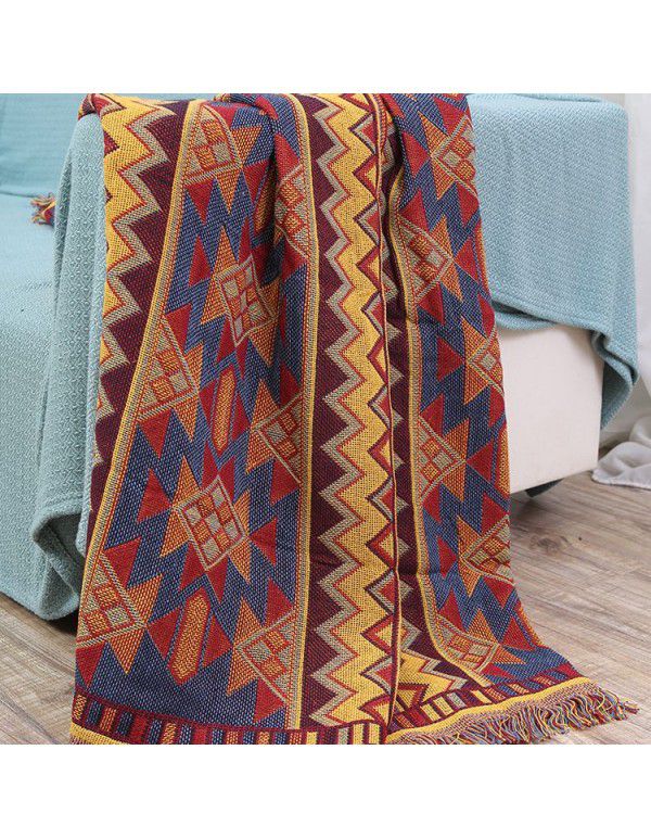 Dulcis sofa towel thickened cotton blanket three-layer travel blanket office nap blanket air conditioning towel blanket wholesale