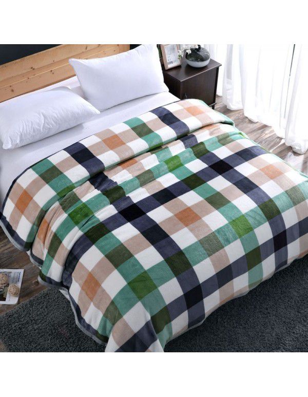 Factory Factory Winter Thickened Warm Blanket Gift Wholesale Coral Blanket Sheet Flannel Blanket