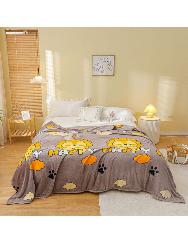 Blanket Summer Thin Farley Double Blanket Office Single Nap Blanket Bedroom Warm Sheet Gift Blanket