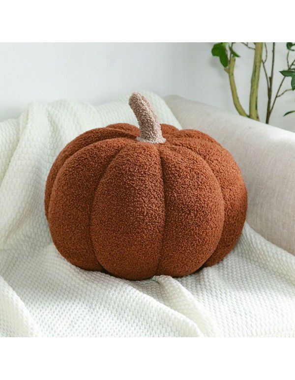 Creative simulation pumpkin pillow plush toys cross-border pumpkin dolls children's holiday gifts sofa accessories wholesale