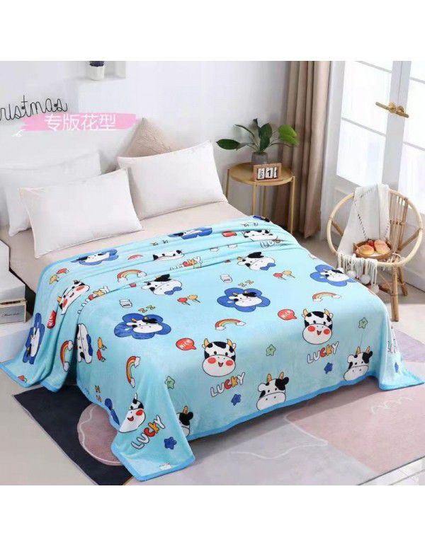 Children's nap blanket Farai velvet blanket thickened ferret velvet blanket group purchase gift wholesale