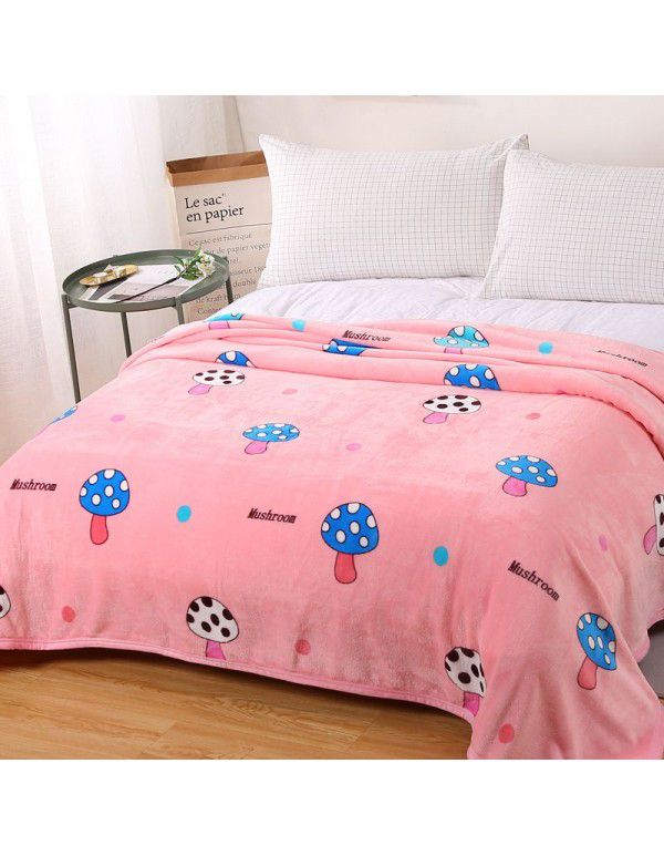 Factory Factory Winter Thickened Warm Blanket Gift Wholesale Coral Blanket Sheet Flannel Blanket