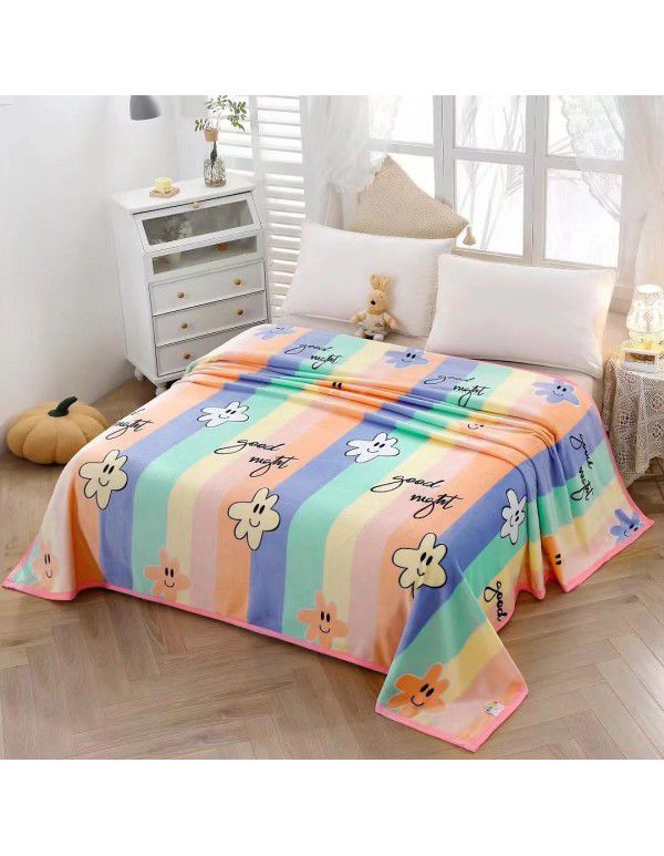 Children's nap blanket Farai velvet blanket thickened ferret velvet blanket group purchase gift wholesale