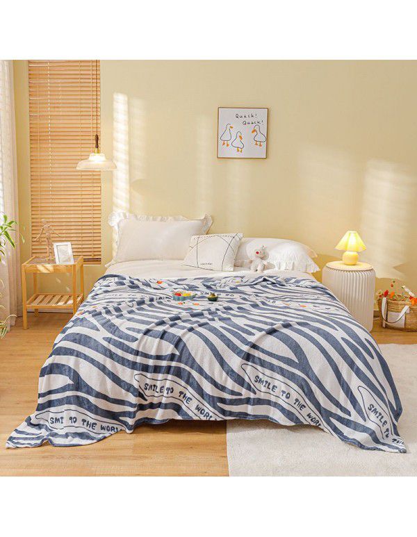 Blanket Summer Thin Farley Double Blanket Office Single Nap Blanket Bedroom Warm Sheet Gift Blanket