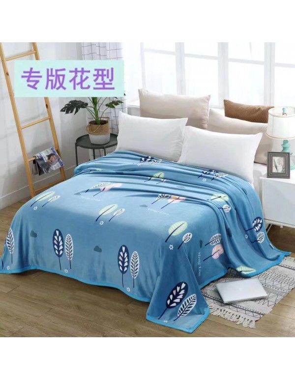 Children's nap blanket Farai velvet blanket thickened ferret velvet blanket group purchase gift wholesale