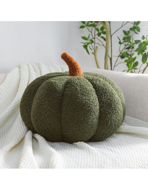 Creative simulation pumpkin pillow plush toys cross-border pumpkin dolls children's holiday gifts sofa accessories wholesale