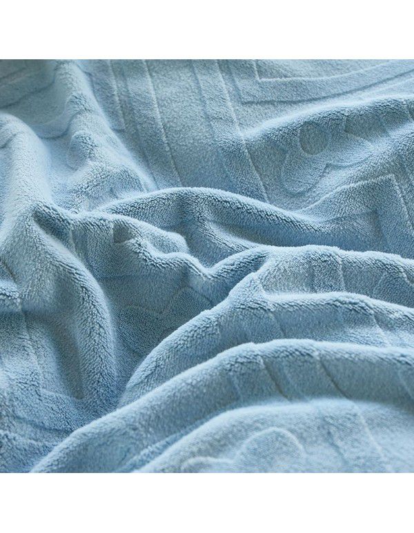 Double layer thickened milk wool blanket Cross border Amazon dual-use quilt blanket Beibei nap blanket Air conditioning blanket