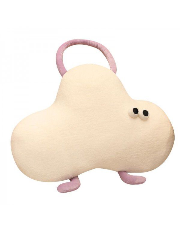 New cute and cute little monster plush toy pillow can be carried and carried doll doll sofa cushion pillow